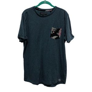 Free Planet men’s T-shirt, blue, M